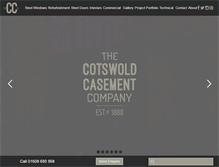 Tablet Screenshot of cotswold-casements.co.uk